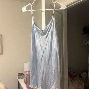 Silk light blue intimissimi top